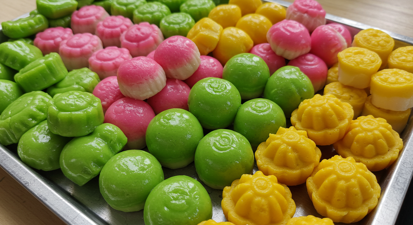 マレーシアの伝統菓子「クエ」