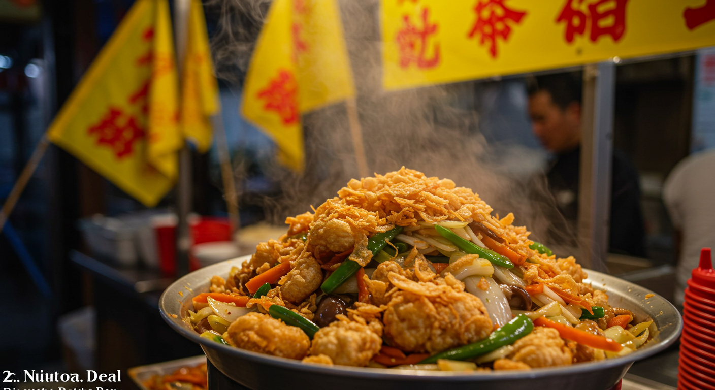 九皇帝祭の屋台で提供される 斎（ジャーイ）料理