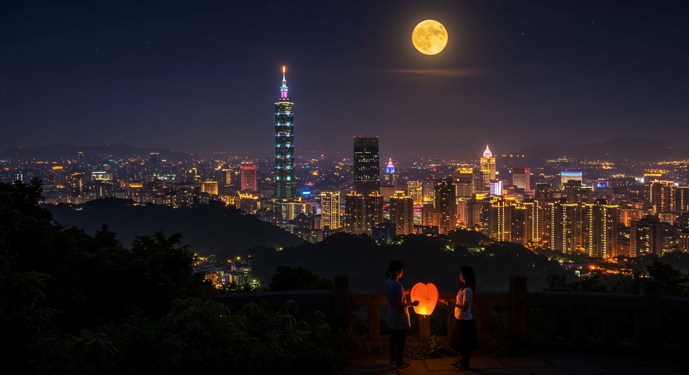 台北の象山からの夜景