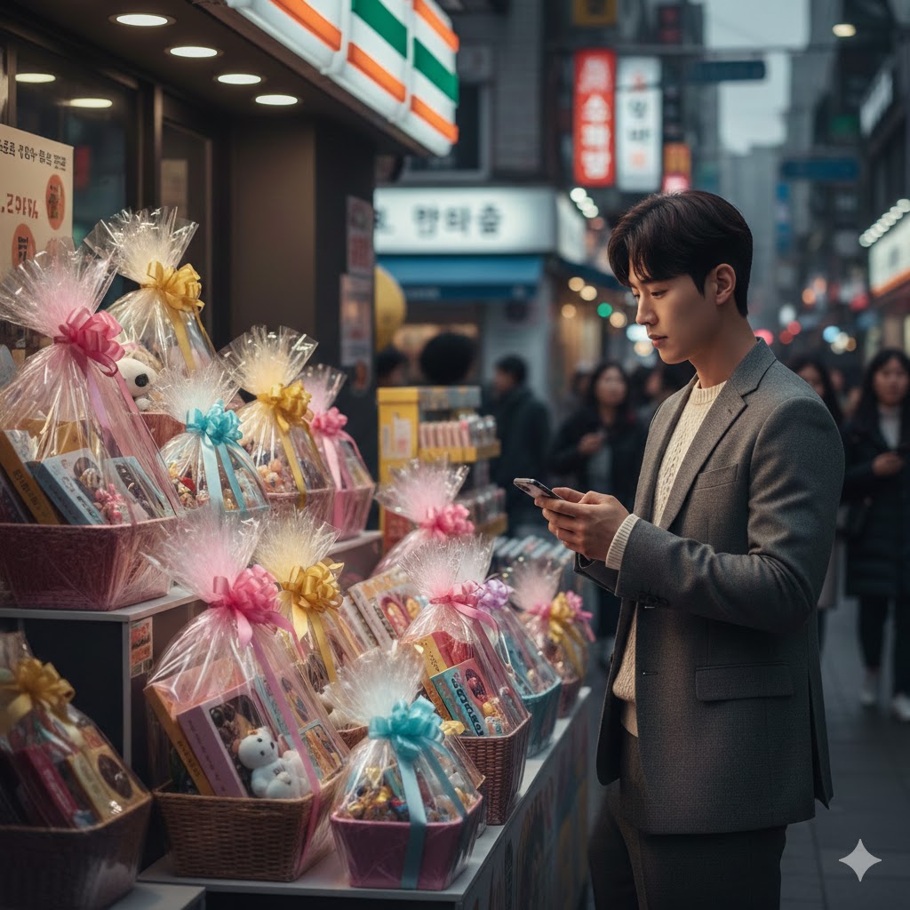 ホワイトデーの日、コンビニのギフト