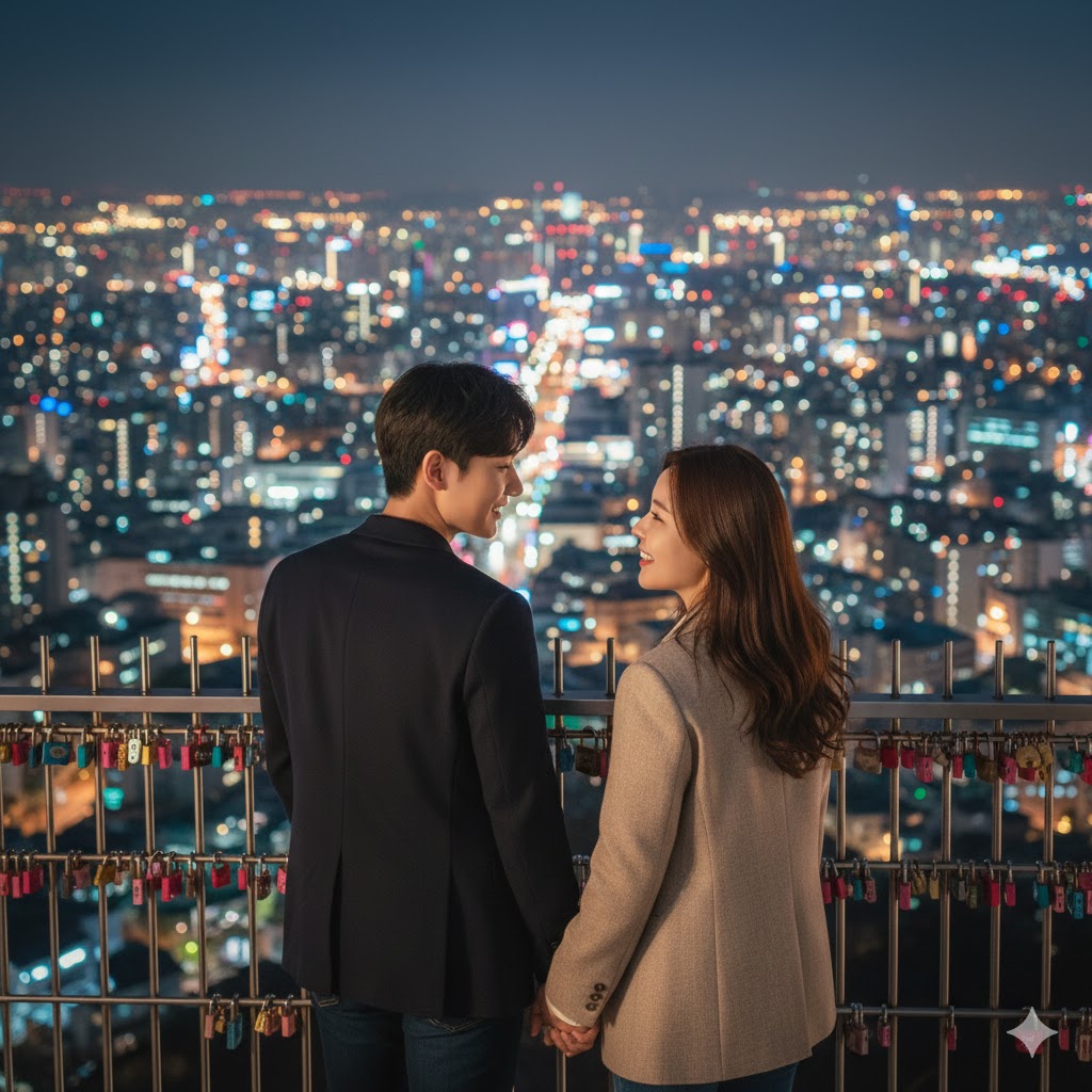 南山ソウルタワー展望台からの夜景